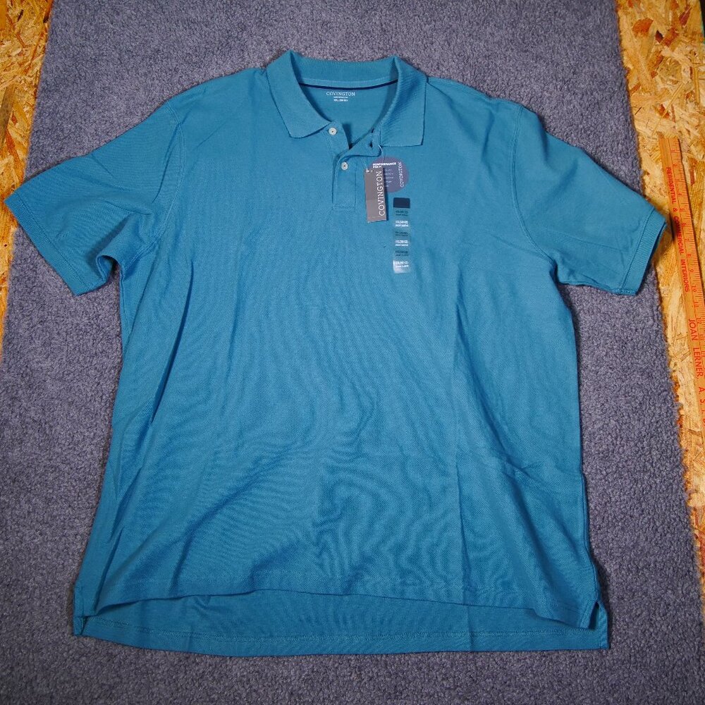 Covington Blue Polo Shirt Size Men's XXL
